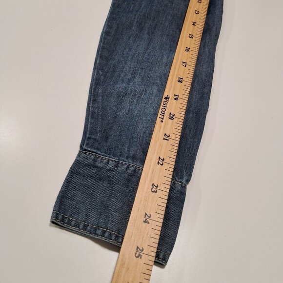 Denim Harley Davidson Western Shirt - Picture 9 of 12